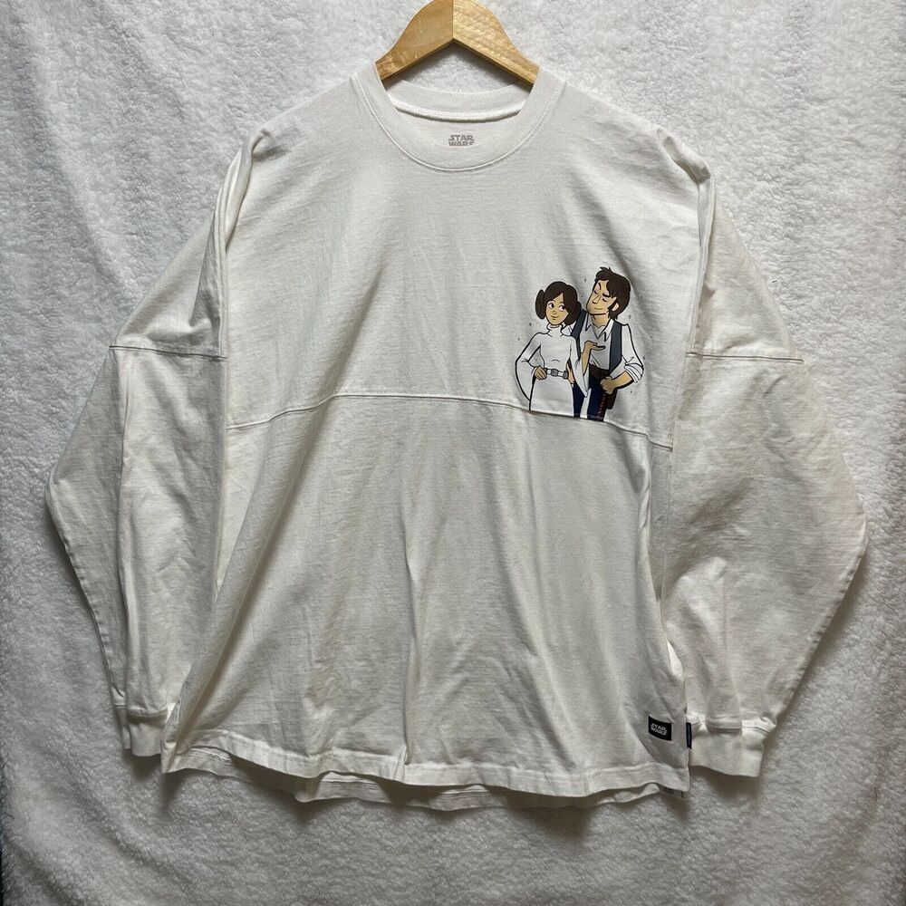 2024 Disney Parks Star Wars I Love You Spirit Jersey Size XXL Long Sleeve Sparkl